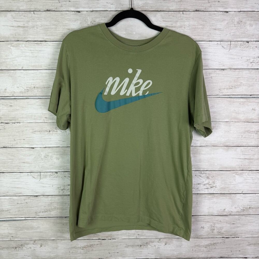 Nike Logo Crew Neck Tee Shirt Size Large